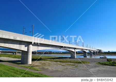 北陸新幹線 手取川橋梁 北陸新幹線 手取川橋梁 94845042