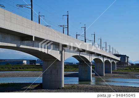 北陸新幹線　手取川橋梁 94845045