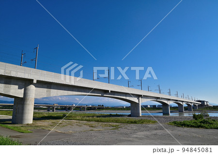 北陸新幹線 手取川橋梁 北陸新幹線 手取川橋梁 94845081