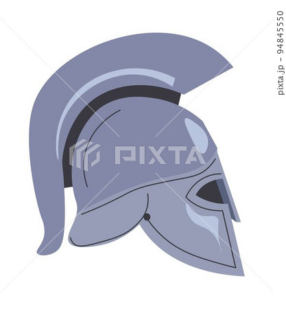 Ancient helmet of warrior or spartan roman soldier 94845550