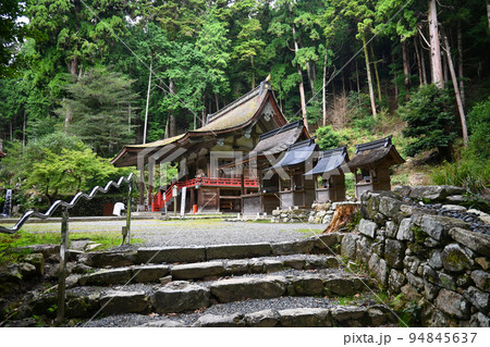 滋賀県日吉大社の荘厳な白山宮が美しい 94845637