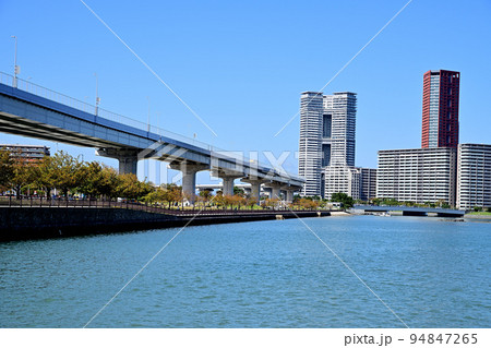 福岡市の風景　福岡アイランドシティ 94847265