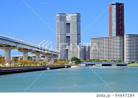 福岡市の風景　福岡アイランドシティ 94847284