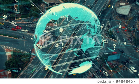 Smart transport technology alteration concept for future road traffic control Smart transport technology alteration concept for future road traffic control 94848457