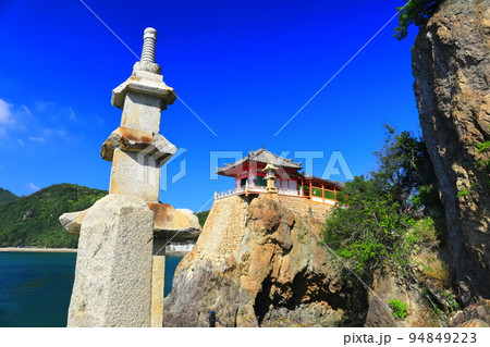 【広島県】晴天の阿伏兎観音(福山市) 【広島県】晴天の阿伏兎観音(福山市) 94849223