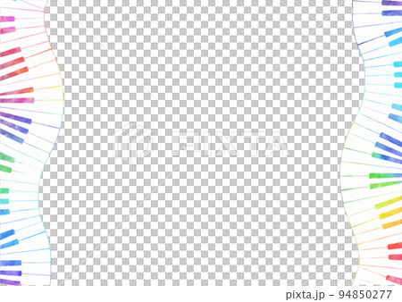 カラフルピアノ壁紙、フレーム 94850277