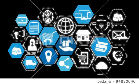 Omni channel technology of online retail business approach 94850646