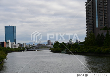 源八橋から見る大川風景 94852265