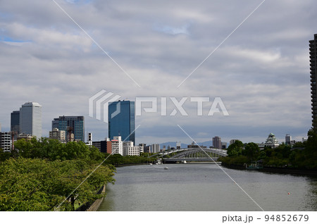 源八橋から見る大川風景 94852679