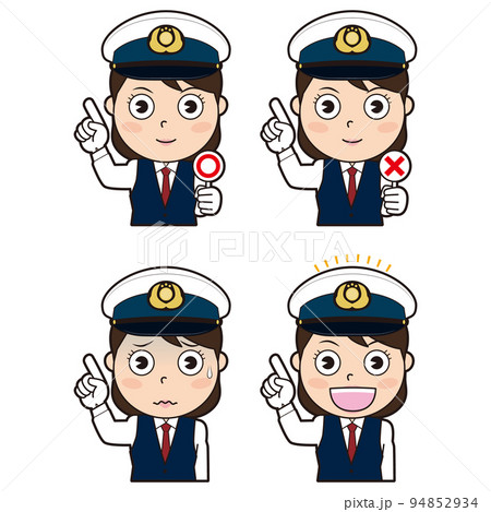 女性タクシー乗務員④ 女性タクシー乗務員④ 94852934