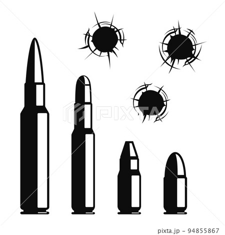 Vector bullet holes Vector bullet holes 94855867