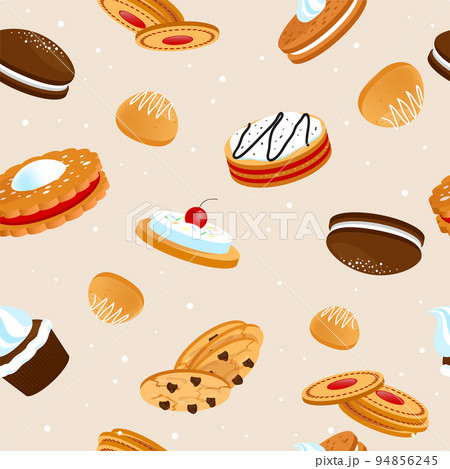 cookies seamless pattern 94856245