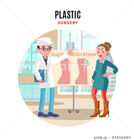 Colorful Plastic Surgery Template 94856884