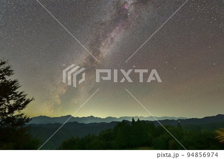 北アルプスに沈みゆく夏銀河 北アルプスに沈みゆく夏銀河 94856974