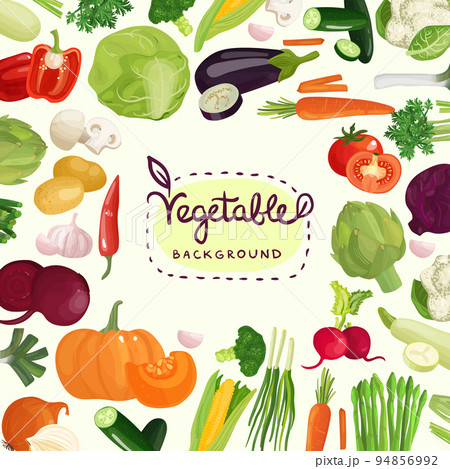 Colorful Vegetables Background 94856992