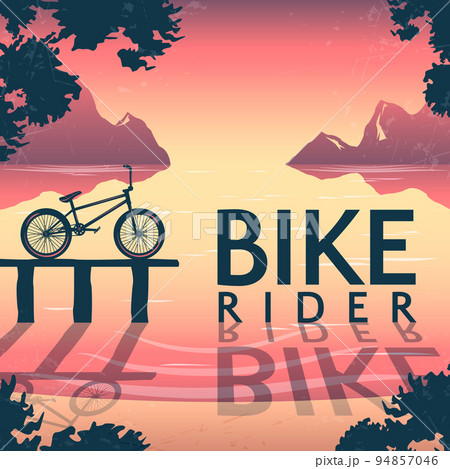 BMX Bike Riding Poster BMX Bike Riding Poster 94857046
