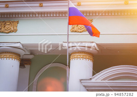 Flag of Russia. Government of the Russian Federation. State building. 94857282