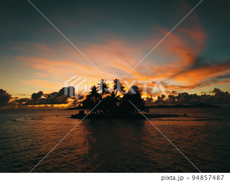 Uninhabited island JEEP island in Chuuk, Micronesia. Here is the world's greatest wreck diving destination. Uninhabited island JEEP island in Chuuk, Micronesia. Here is the world's greatest wreck diving destination. 94857487