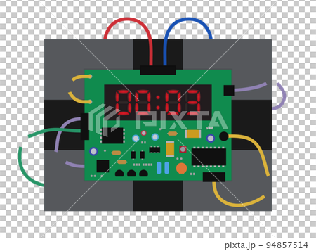 Illustration of a time bomb Illustration of a time bomb 94857514