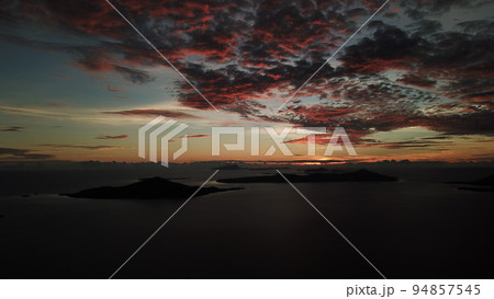 Uninhabited island JEEP island in Chuuk, Micronesia. Here is the world's greatest wreck diving destination. 94857545