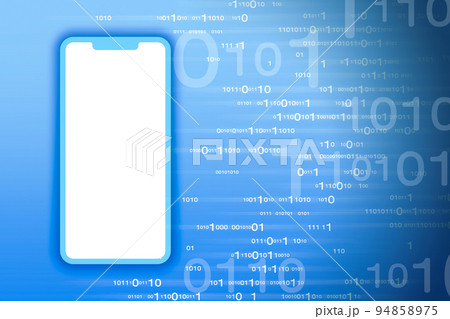 デフォルメされたスマートフォン　シリーズ 94858975