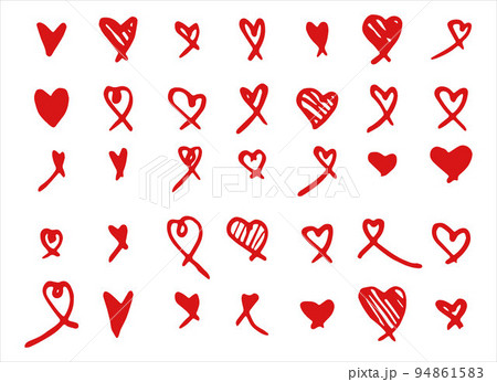 heart line vector design illustration isolated on white background 94861583