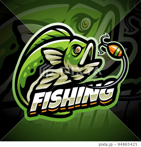 Fishing esport mascot logo design Fishing esport mascot logo design 94865425