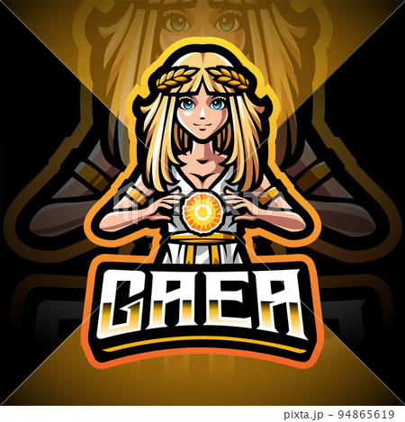 Gaea esport mascot logo design Gaea esport mascot logo design 94865619