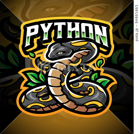 Python esport mascot logo designのイラスト素材 [94865865] - PIXTA