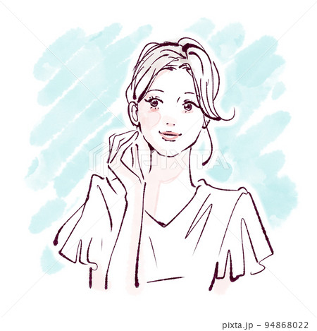 女性のイラスト素材 女性のイラスト素材 94868022