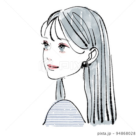 女性のイラスト素材 94868028