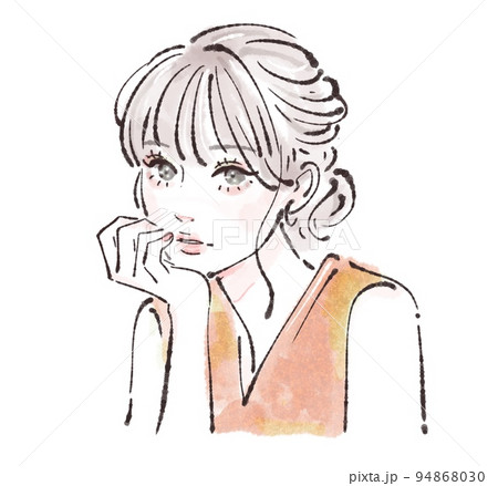 女性のイラスト素材 94868030
