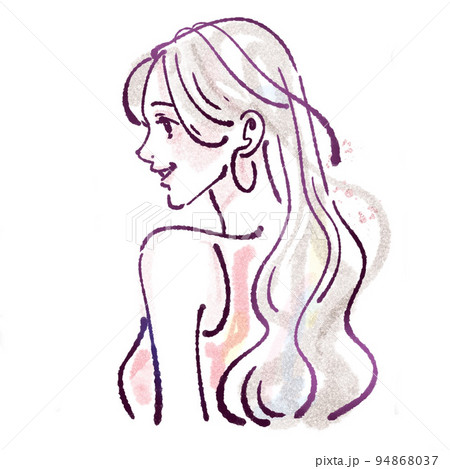 女性のイラスト素材 女性のイラスト素材 94868037