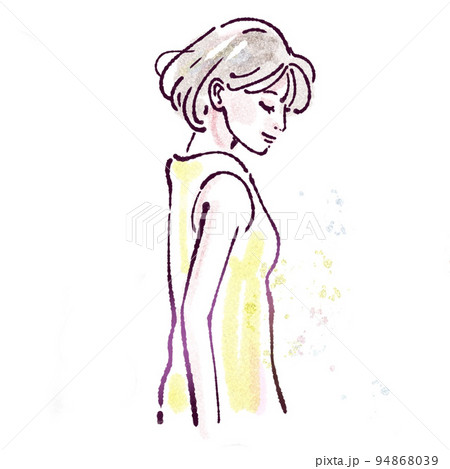 女性のイラスト素材 女性のイラスト素材 94868039