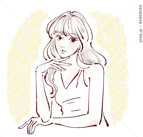 女性のイラスト素材 94868060