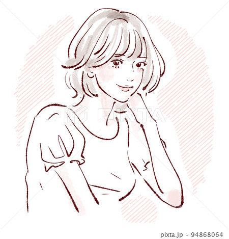 女性のイラスト素材 94868064