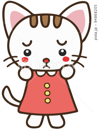 困っているねこちゃん 94868205