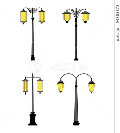 Collection of Street Lamp Vector  94868872