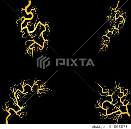 Collection of Thunderstorm Colored Vector  94868873