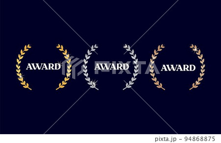 Decoration of Symbol Awards Winner Laurel Wreath Vector  94868875