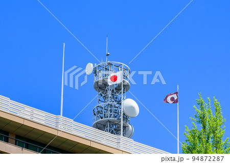 美しい空「国旗」熊本県庁 94872287