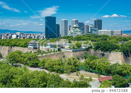 大阪城と大阪ビジネスパーク 大阪城と大阪ビジネスパーク 94872388