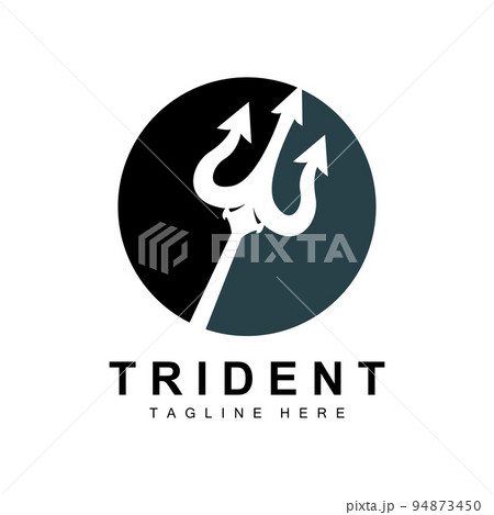 Trident Logo Template Vector Icon Design, god war weapon, spear power of the ocean Trident Logo Template Vector Icon Design, god war weapon, spear power of the ocean 94873450