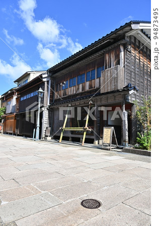にし茶屋街 古い街並み 金沢市西茶屋街資料館 金沢市 にし茶屋街 古い街並み 金沢市西茶屋街資料館 金沢市 94873495
