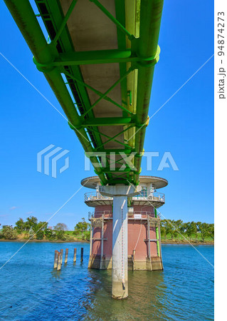 東京都葛飾区金町浄水場 江戸川の第3取水塔(ドーム型屋根) 東京都葛飾区金町浄水場 江戸川の第3取水塔(ドーム型屋根) 94874273