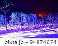 青い池ライトアップ 94874674