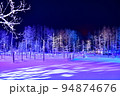 青い池ライトアップ 94874676