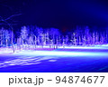 青い池ライトアップ 94874677