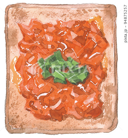 トマトのシンプルトースト トマトのシンプルトースト 94875257