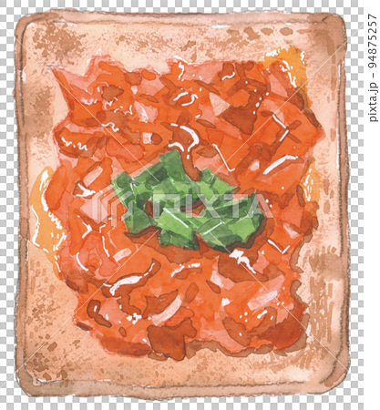 トマトのシンプルトースト トマトのシンプルトースト 94875257